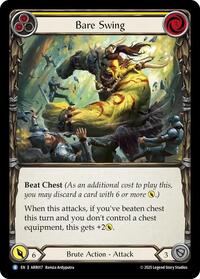 Bare Swing (Yellow) [Armory Deck: Rhinar] | Gear Gaming Bentonville