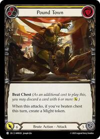 Pound Town (Yellow) [Armory Deck: Rhinar] | Gear Gaming Bentonville