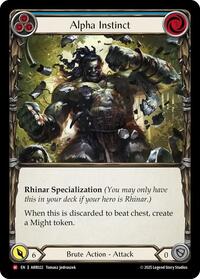 Alpha Instinct [Armory Deck: Rhinar] | Gear Gaming Bentonville
