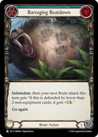 Barraging Beatdown (Blue) [Armory Deck: Rhinar] | Gear Gaming Bentonville