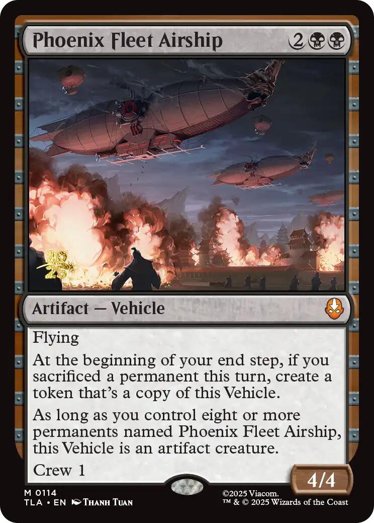 Phoenix Fleet Airship [Avatar: The Last Airbender Prerelease Cards] | Gear Gaming Bentonville