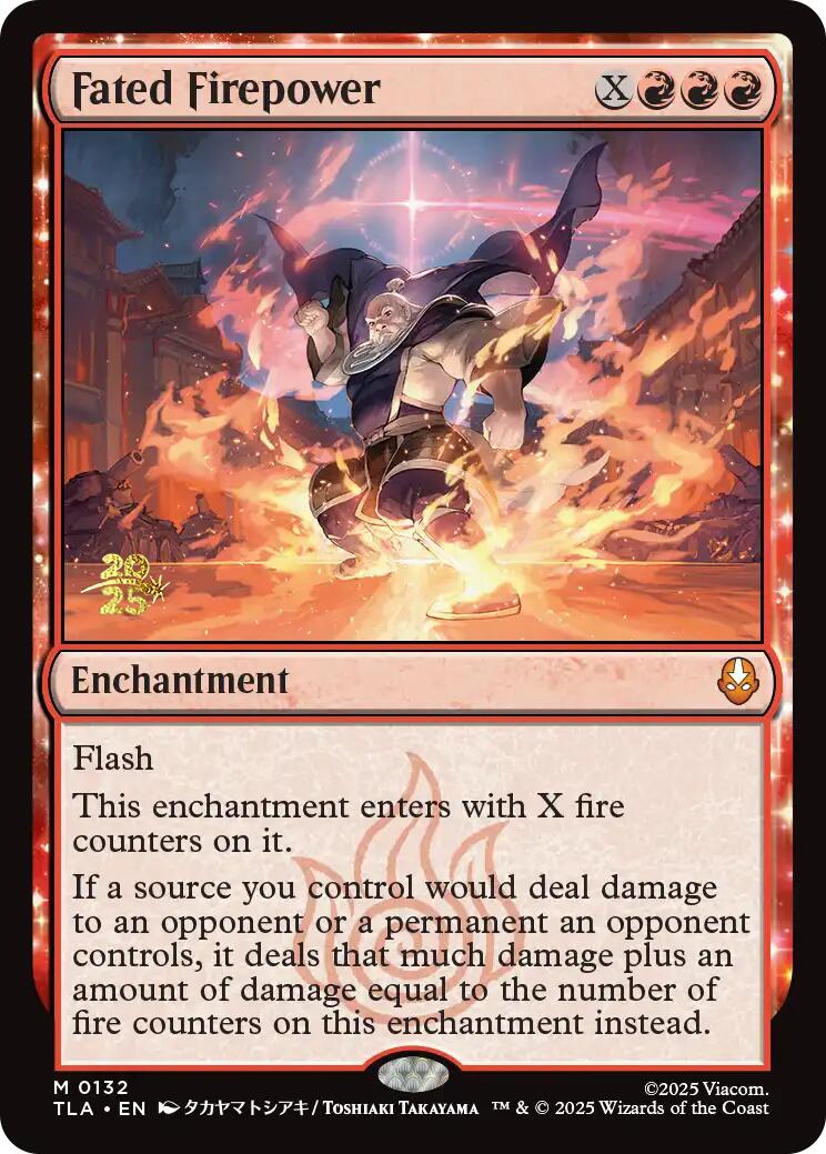 Fated Firepower [Avatar: The Last Airbender Prerelease Cards] | Gear Gaming Bentonville