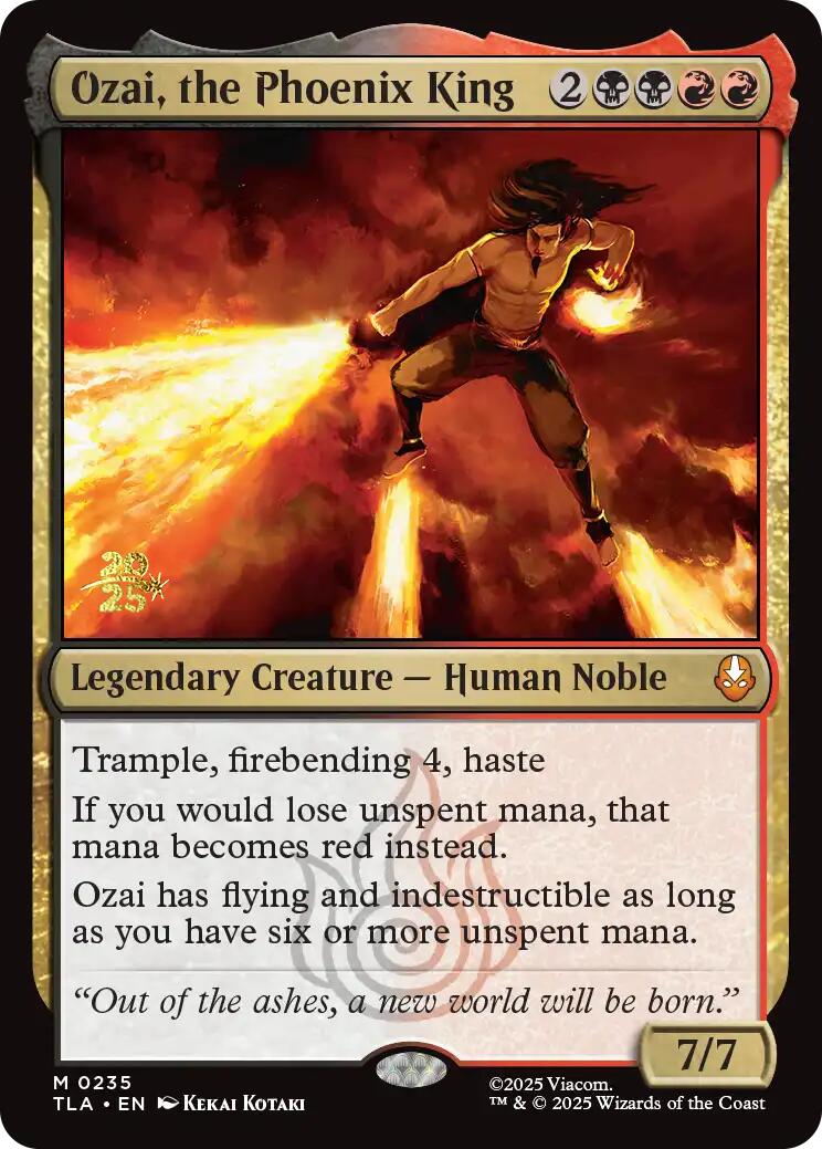 Ozai, the Phoenix King [Avatar: The Last Airbender Prerelease Cards] | Gear Gaming Bentonville