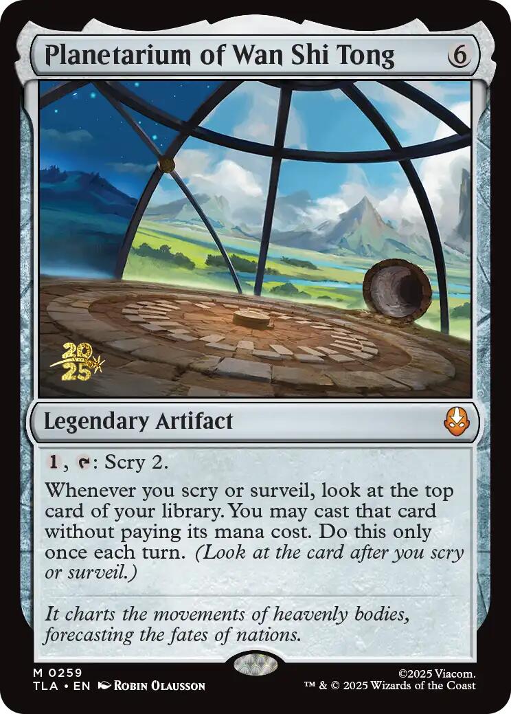 Planetarium of Wan Shi Tong [Avatar: The Last Airbender Prerelease Cards] | Gear Gaming Bentonville