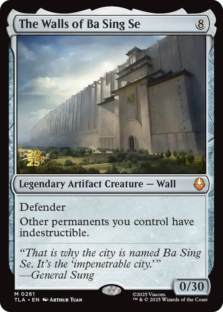 The Walls of Ba Sing Se [Avatar: The Last Airbender Prerelease Cards] | Gear Gaming Bentonville