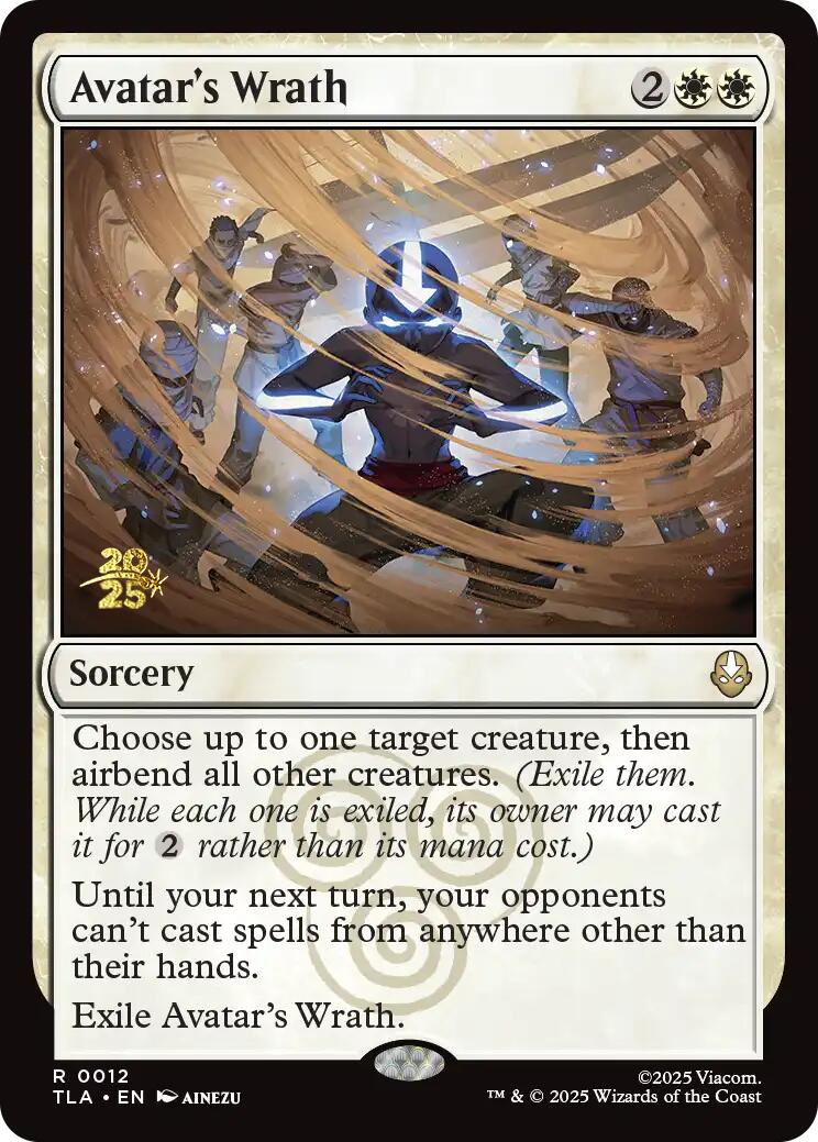 Avatar's Wrath [Avatar: The Last Airbender Prerelease Cards] | Gear Gaming Bentonville