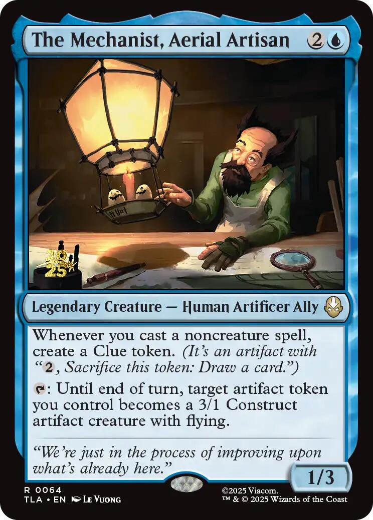The Mechanist, Aerial Artisan [Avatar: The Last Airbender Prerelease Cards] | Gear Gaming Bentonville