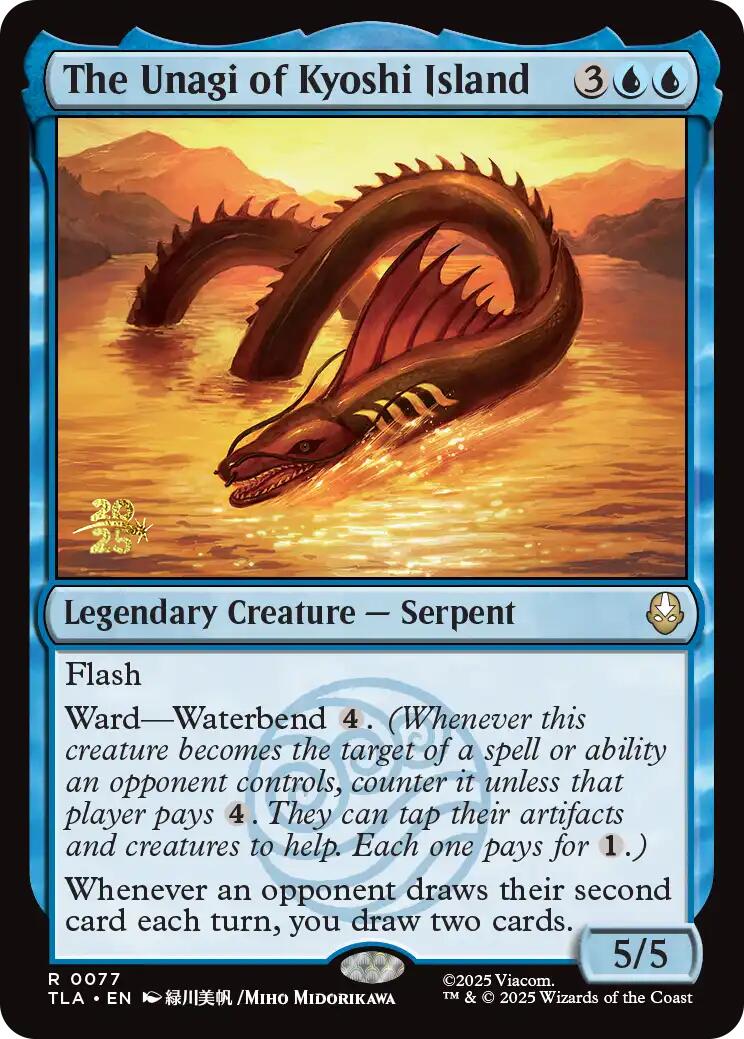 The Unagi of Kyoshi Island [Avatar: The Last Airbender Prerelease Cards] | Gear Gaming Bentonville