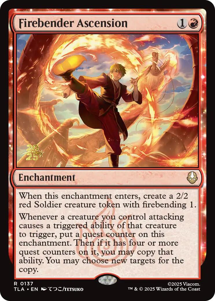 Firebender Ascension [Avatar: The Last Airbender Prerelease Cards] | Gear Gaming Bentonville