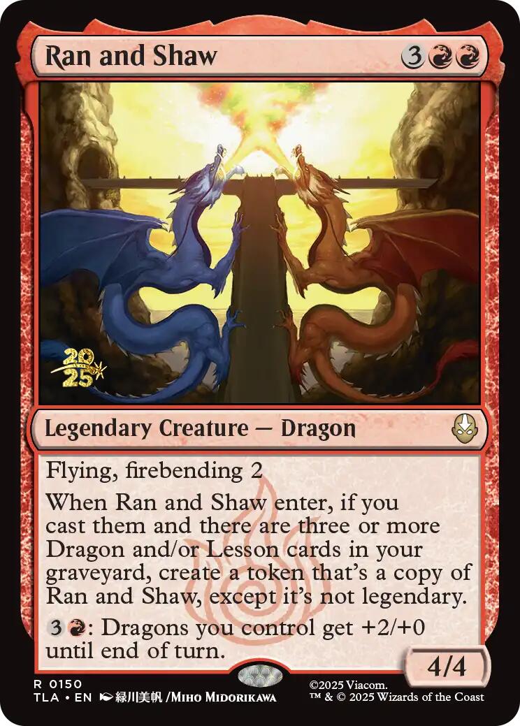 Ran and Shaw [Avatar: The Last Airbender Prerelease Cards] | Gear Gaming Bentonville