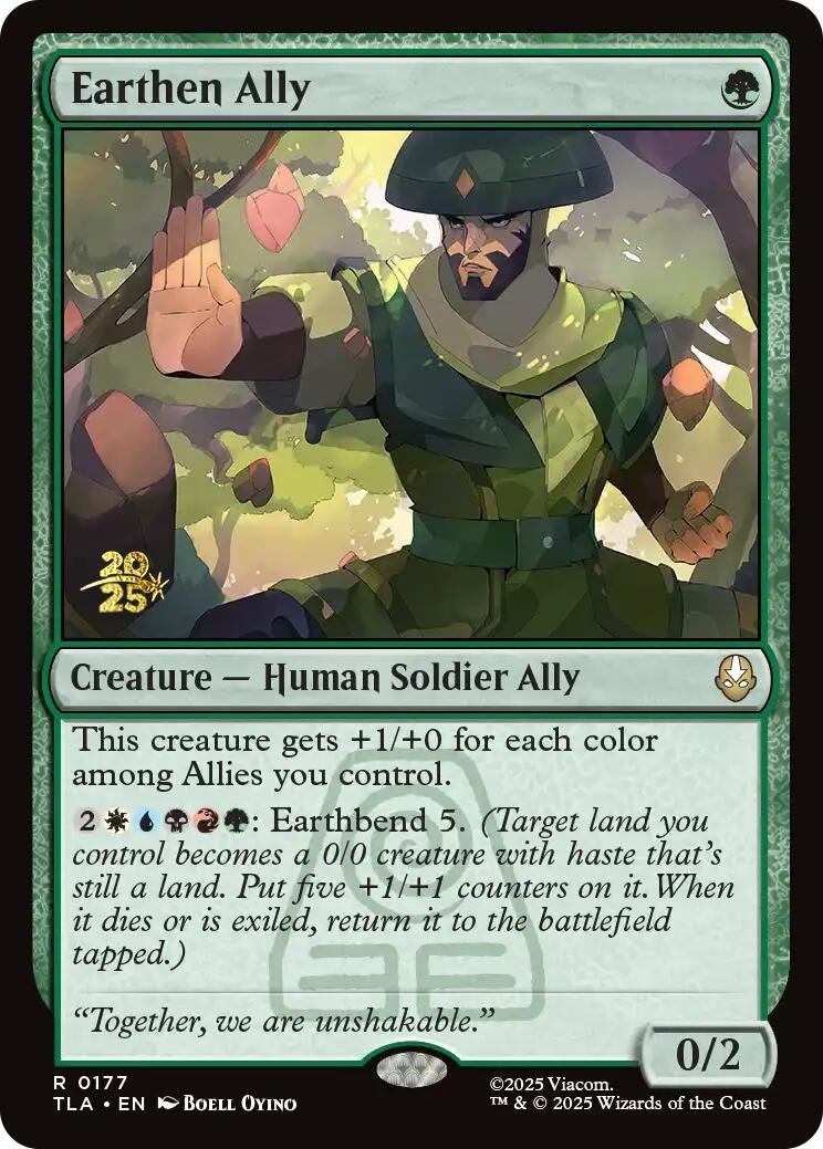 Earthen Ally [Avatar: The Last Airbender Prerelease Cards] | Gear Gaming Bentonville
