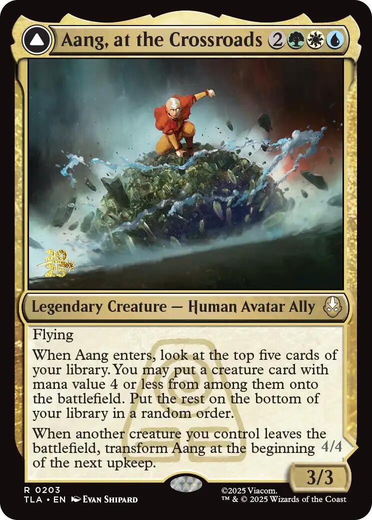 Aang, at the Crossroads [Avatar: The Last Airbender Prerelease Cards] | Gear Gaming Bentonville