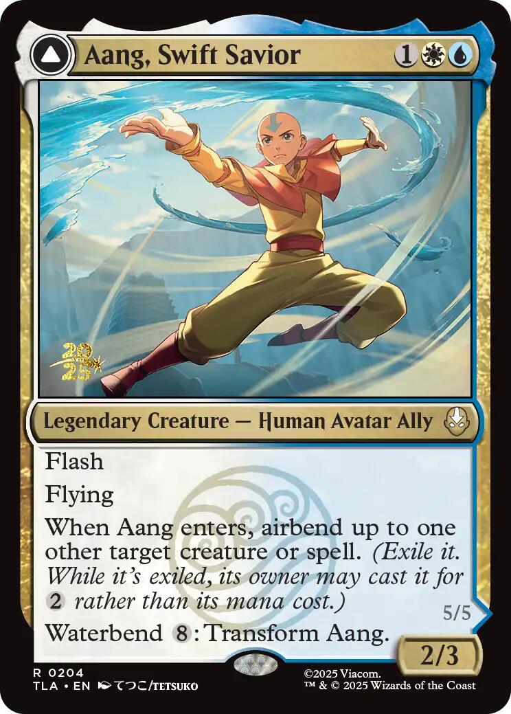 Aang, Swift Savior [Avatar: The Last Airbender Prerelease Cards] | Gear Gaming Bentonville