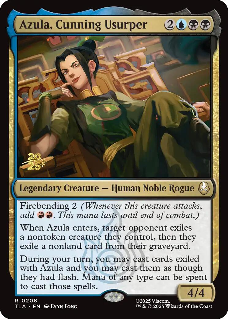 Azula, Cunning Usurper [Avatar: The Last Airbender Prerelease Cards] | Gear Gaming Bentonville