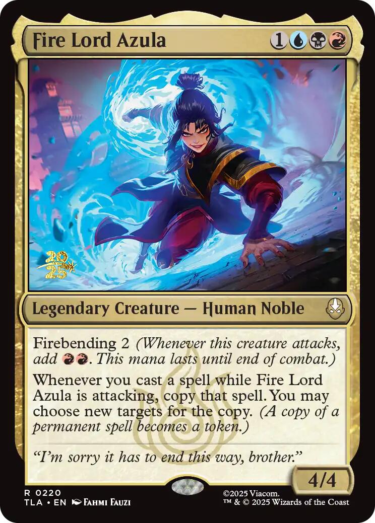 Fire Lord Azula [Avatar: The Last Airbender Prerelease Cards] | Gear Gaming Bentonville