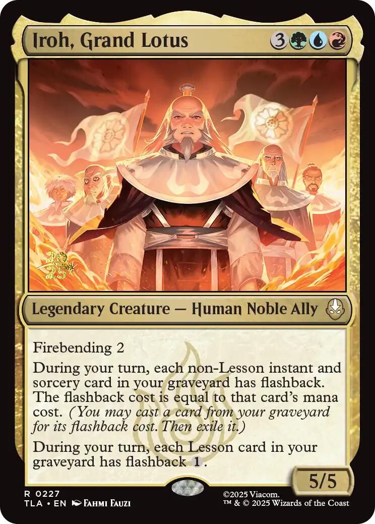 Iroh, Grand Lotus [Avatar: The Last Airbender Prerelease Cards] | Gear Gaming Bentonville