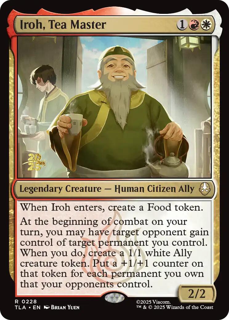 Iroh, Tea Master [Avatar: The Last Airbender Prerelease Cards] | Gear Gaming Bentonville