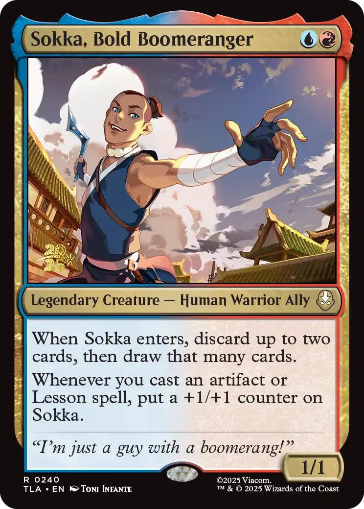 Sokka, Bold Boomeranger [Avatar: The Last Airbender Prerelease Cards] | Gear Gaming Bentonville