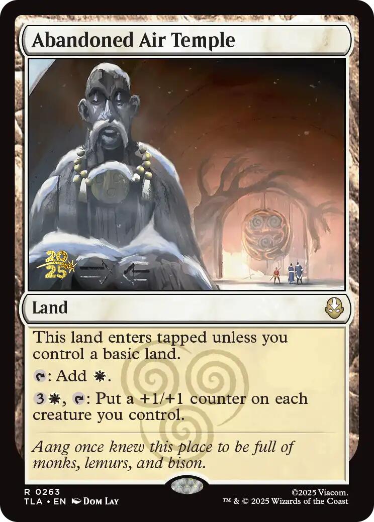 Abandoned Air Temple [Avatar: The Last Airbender Prerelease Cards] | Gear Gaming Bentonville