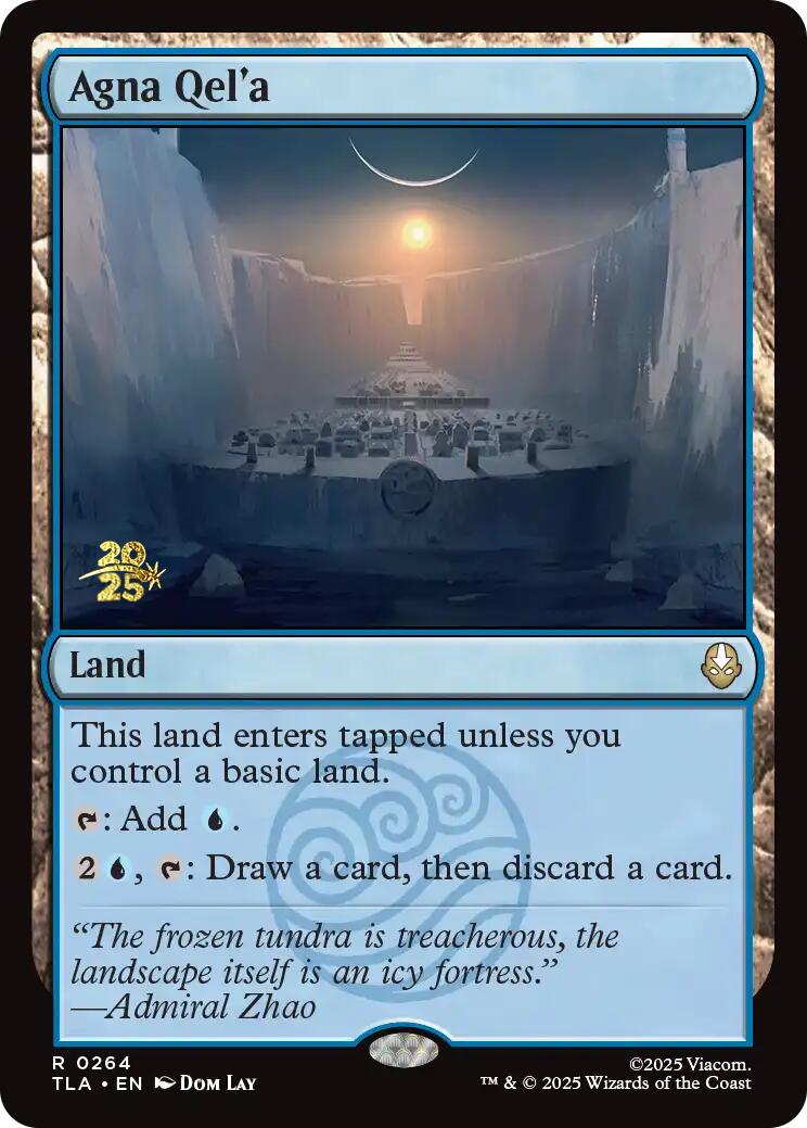 Agna Qel'a [Avatar: The Last Airbender Prerelease Cards] | Gear Gaming Bentonville