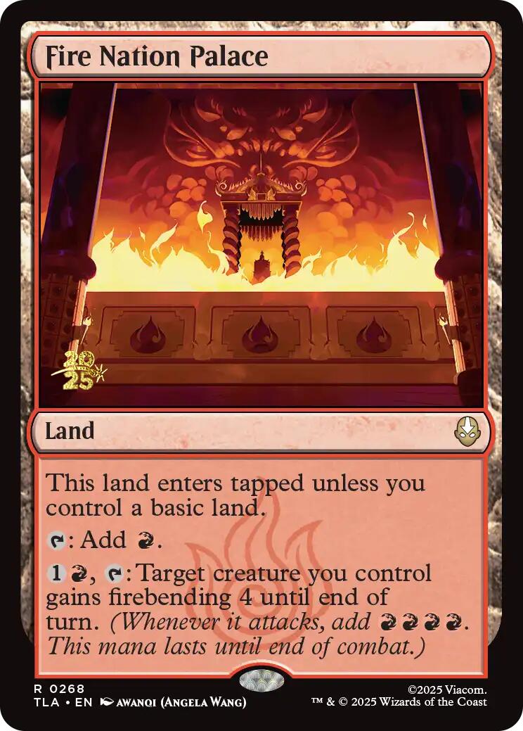 Fire Nation Palace [Avatar: The Last Airbender Prerelease Cards] | Gear Gaming Bentonville