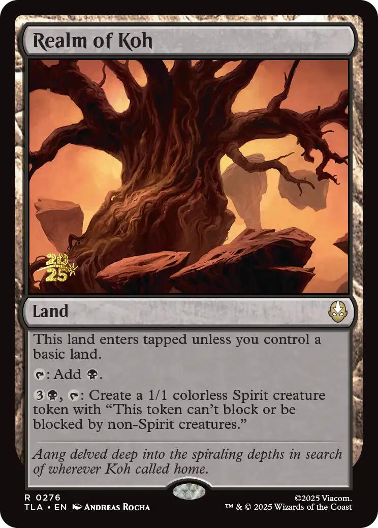 Realm of Koh [Avatar: The Last Airbender Prerelease Cards] | Gear Gaming Bentonville