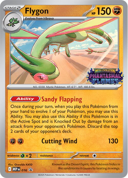 Flygon (016) (Prerelease) [Mega Evolution Promo] | Gear Gaming Bentonville