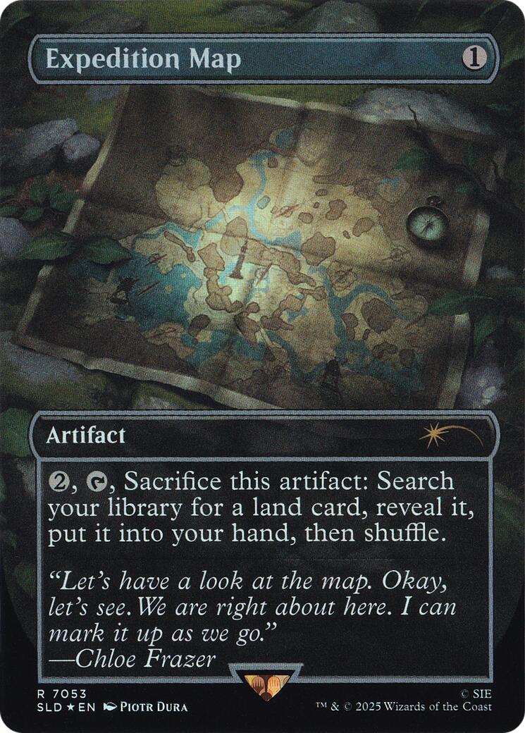 Expedition Map (Rainbow Foil) [Secret Lair Drop Series] | Gear Gaming Bentonville