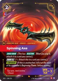 Spinning Axe (186/221) [Spiritforged] | Gear Gaming Bentonville
