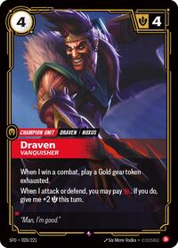 Draven - Vanquisher [Spiritforged] | Gear Gaming Bentonville