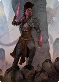 Kaya the Inexorable Art Card [Kaldheim Art Series] | Gear Gaming Bentonville