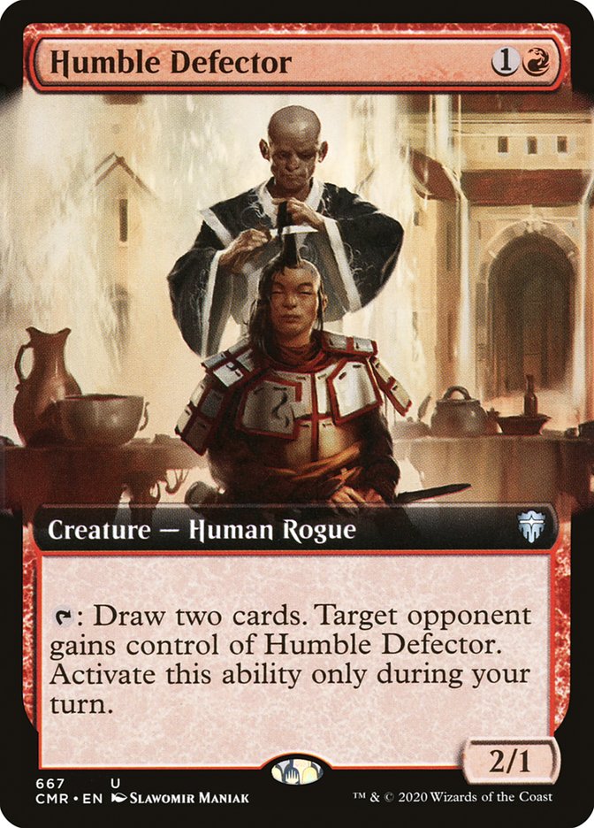 Humble Defector (Extended Art) [Commander Legends] | Gear Gaming Bentonville