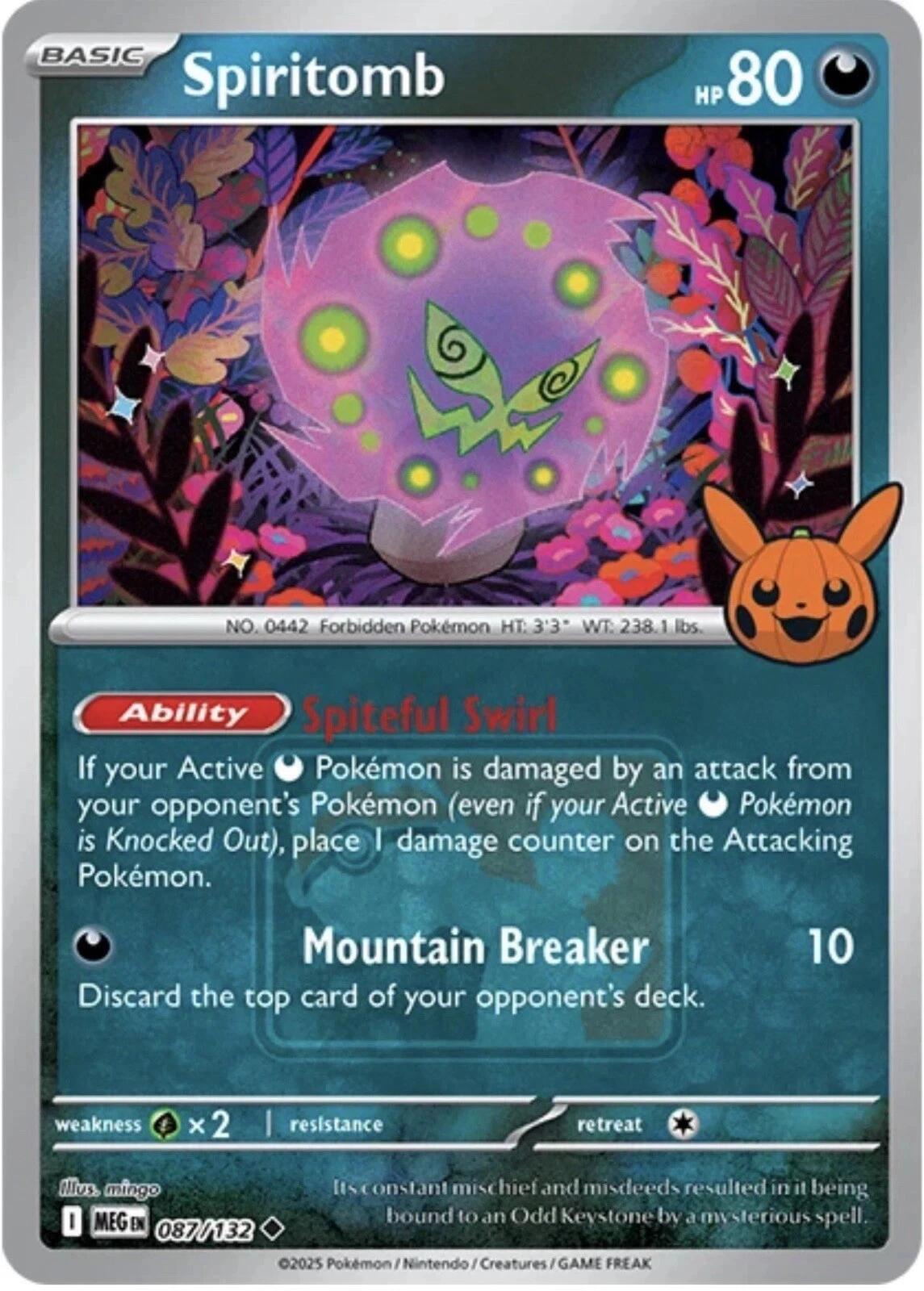 Spiritomb (087/132) (Trick or Trade Stamped) [Miscellaneous Cards] | Gear Gaming Bentonville