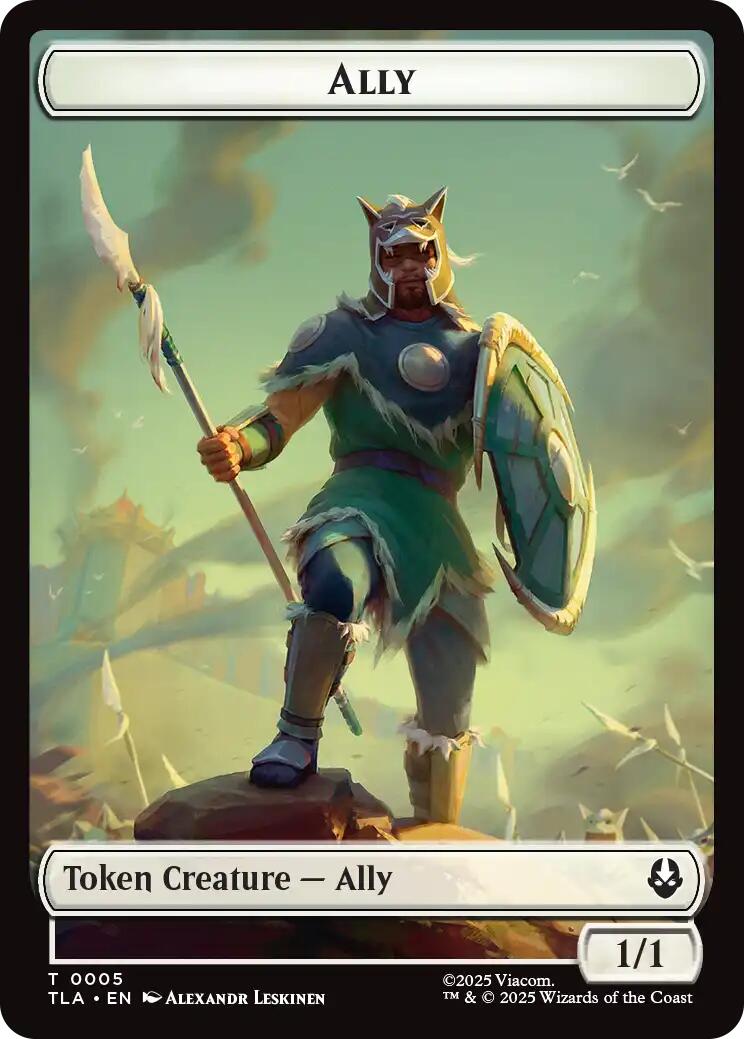Ally (0005) // Clue (0014) Double-Sided Token [Avatar: The Last Airbender Tokens] | Gear Gaming Bentonville