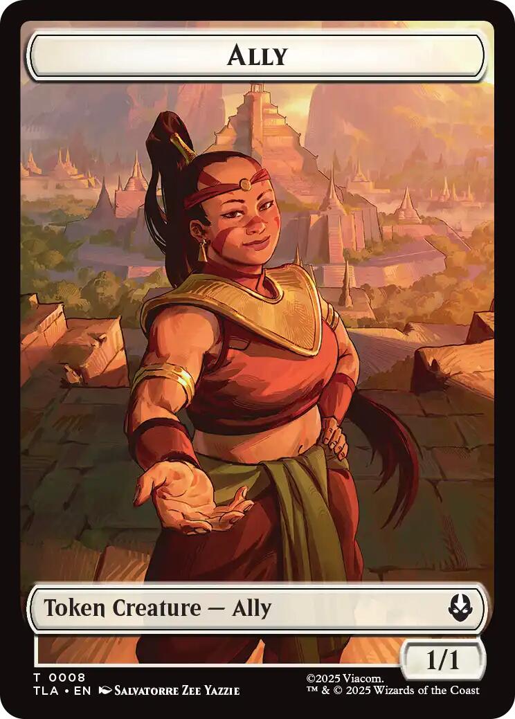 Ally (0008) // Clue (0016) Double-Sided Token [Avatar: The Last Airbender Tokens] | Gear Gaming Bentonville