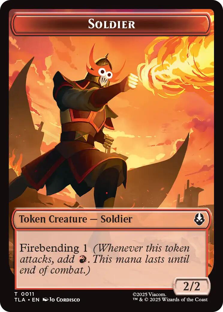 Ballistic Boulder // Soldier (0011) Double-Sided Token [Avatar: The Last Airbender Tokens] | Gear Gaming Bentonville