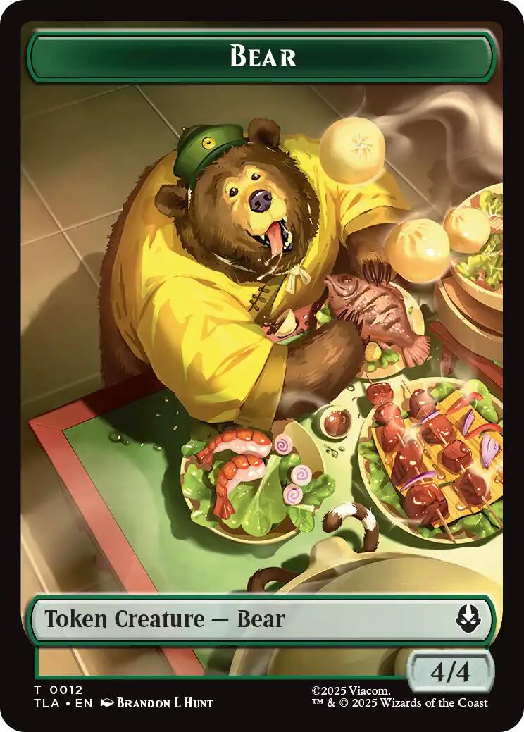 Bear // Food (0020) Double-Sided Token [Avatar: The Last Airbender Tokens] | Gear Gaming Bentonville