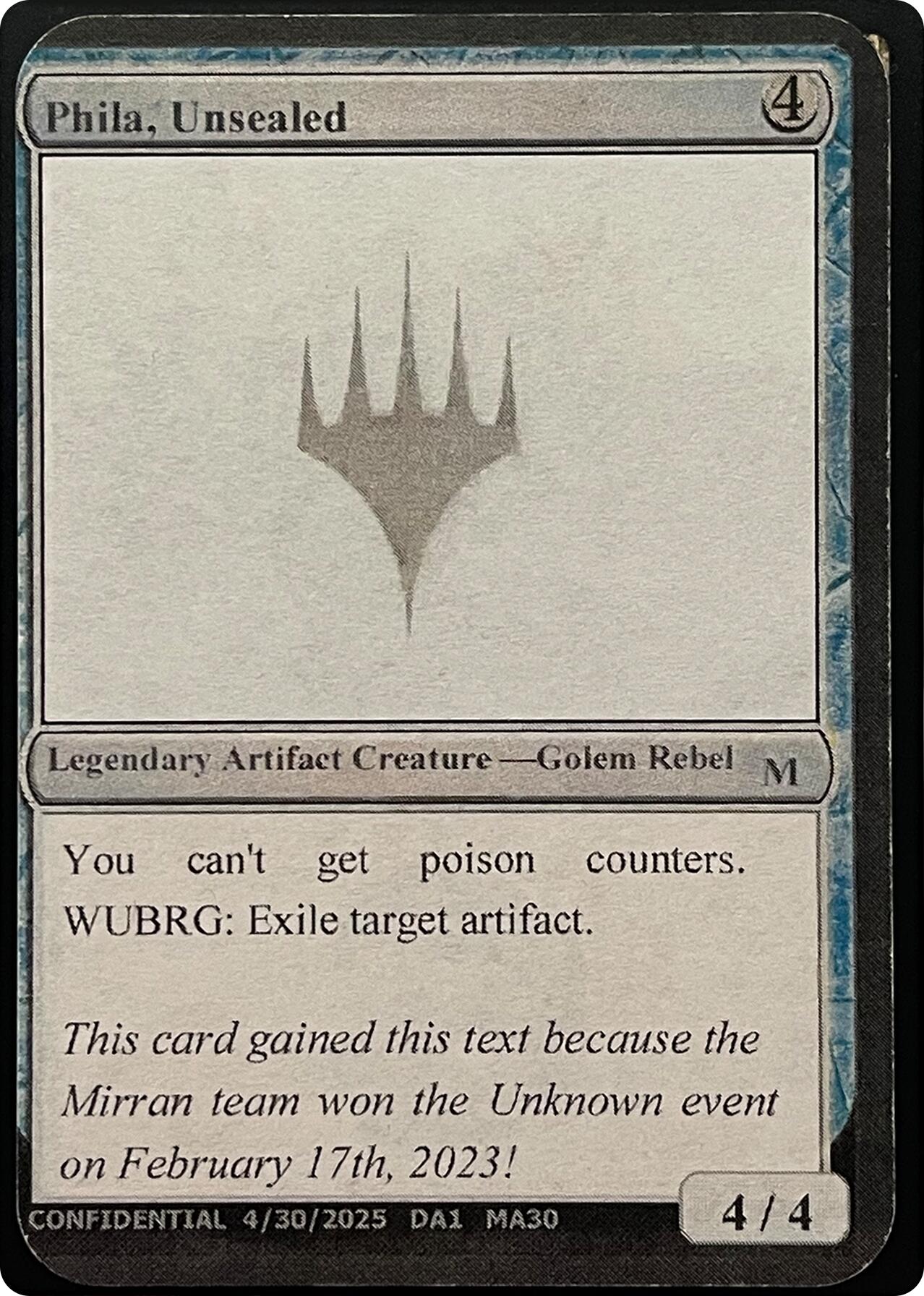 Phila, Unsealed (Reprint) [Unknown Event] | Gear Gaming Bentonville