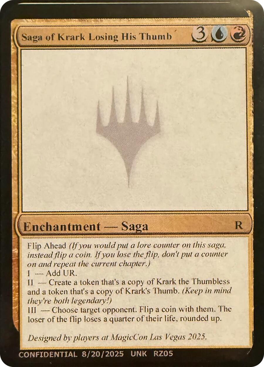 Saga of Krark Losing His Thumb [Unknown Event] | Gear Gaming Bentonville