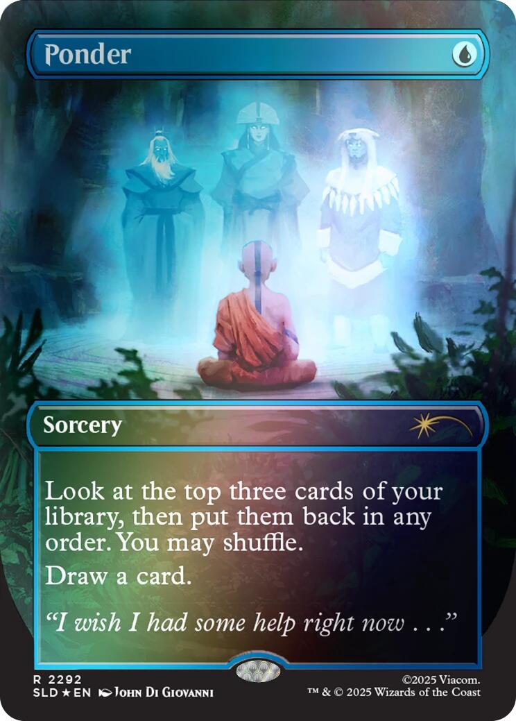 Ponder (2292) (Rainbow Foil) [Secret Lair Drop Series] | Gear Gaming Bentonville