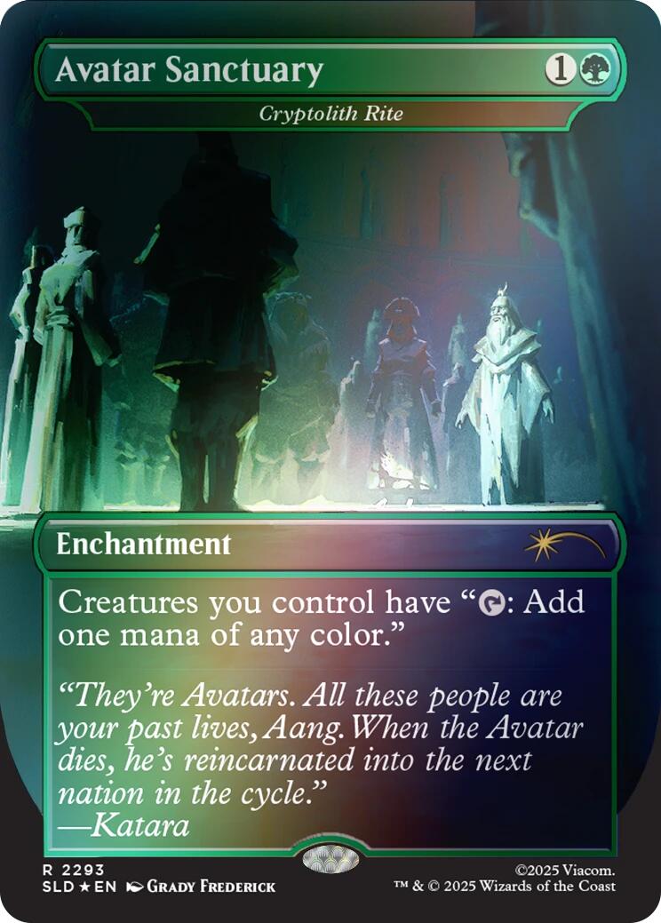 Avatar Sanctuary - Cryptolith Rite (Rainbow Foil) [Secret Lair Drop Series] | Gear Gaming Bentonville