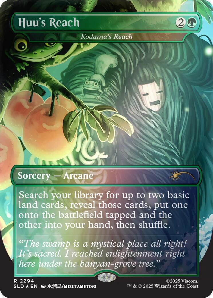 Huu's Reach - Kodama's Reach (Rainbow Foil) [Secret Lair Drop Series] | Gear Gaming Bentonville