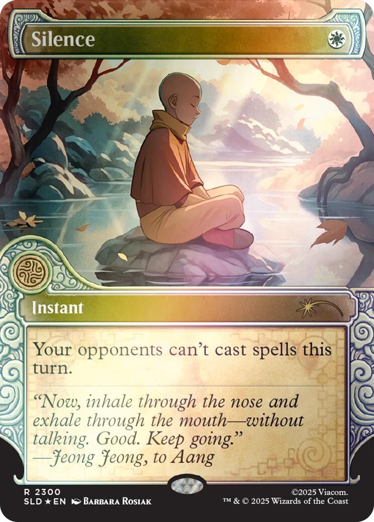 Silence (2300) (Rainbow Foil) [Secret Lair Drop Series] | Gear Gaming Bentonville
