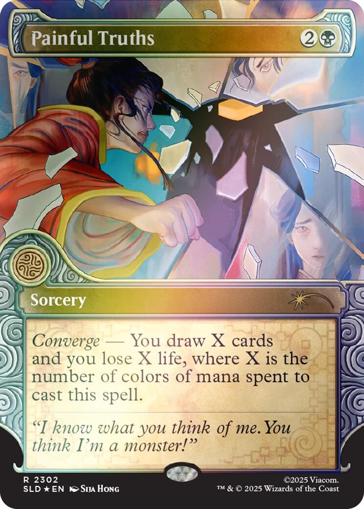 Painful Truths (Rainbow Foil) [Secret Lair Drop Series] | Gear Gaming Bentonville