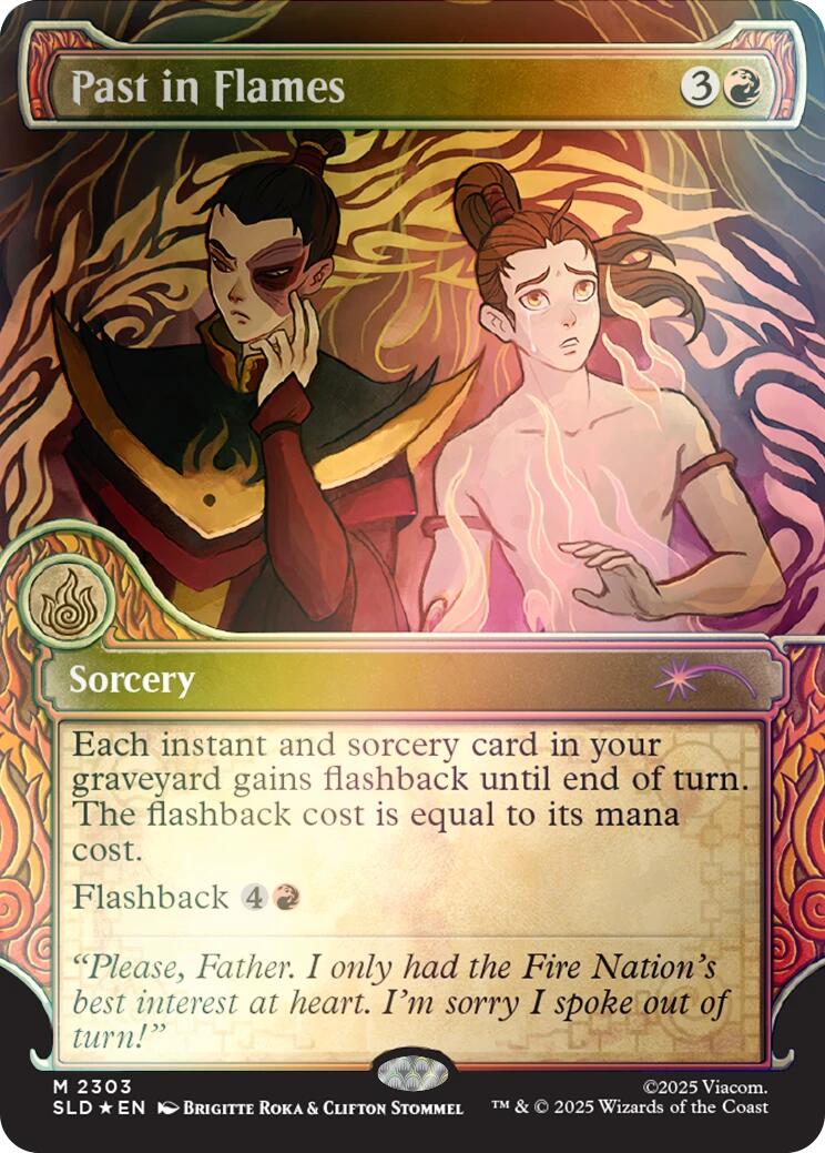 Past in Flames (Rainbow Foil) [Secret Lair Drop Series] | Gear Gaming Bentonville