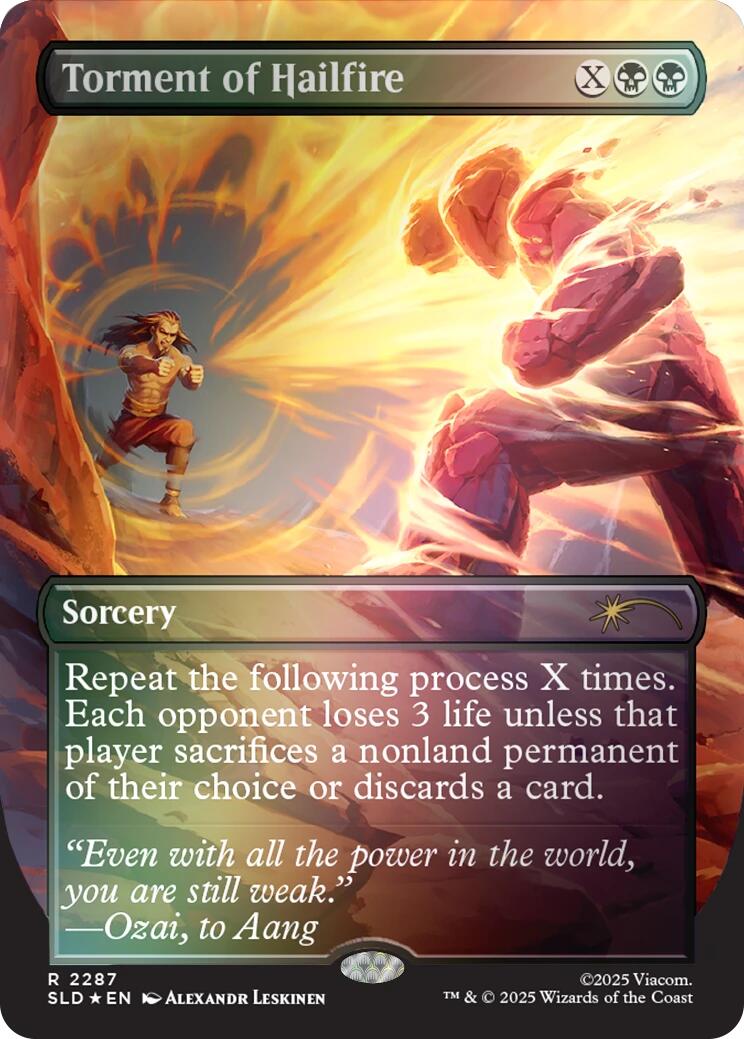 Torment of Hailfire (2287) (Rainbow Foil) [Secret Lair Drop Series] | Gear Gaming Bentonville