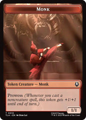 Monk // Clue (0017) Double-Sided Token [Avatar: The Last Airbender Tokens] | Gear Gaming Bentonville