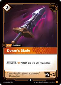 Doran's Blade (095/221) [Spiritforged] | Gear Gaming Bentonville