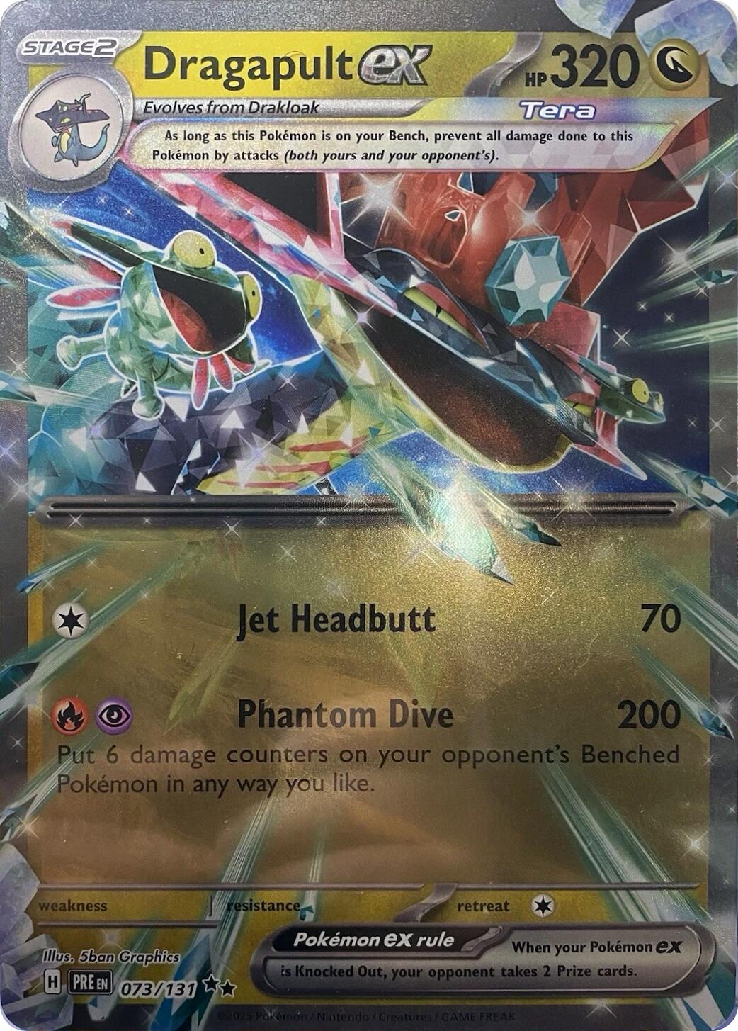 Dragapult ex (073/131) (Jumbo Card) [Scarlet & Violet: Prismatic Evolutions] | Gear Gaming Bentonville