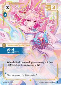 Ahri - Inquisitive (Signature) (227*/221) [Spiritforged] | Gear Gaming Bentonville